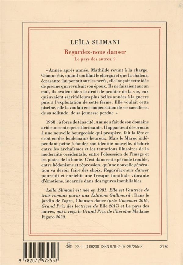 Quatrième de couverture de « Regardez-nous danser : roman »