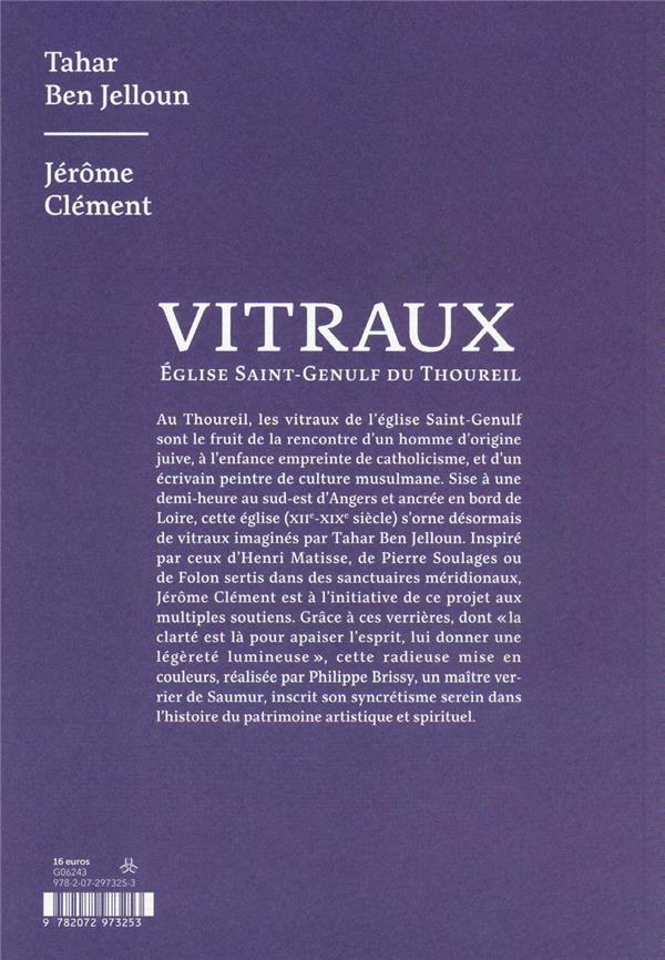 Quatrième de couverture de « Vitraux : église Saint-Genulf du Thoureil »