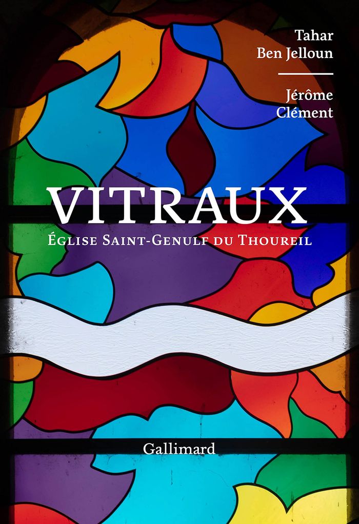 Couverture du livre « Vitraux : église Saint-Genulf du Thoureil » de Tahar Ben Jelloun, librairie Les Contes Infusés à Corte