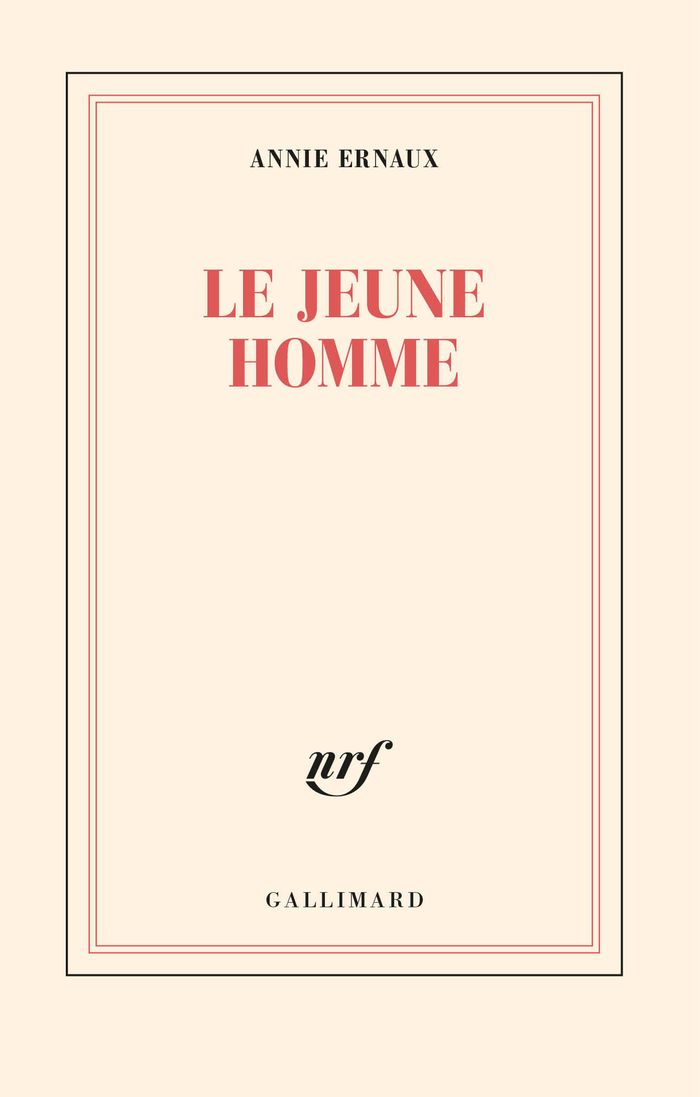 Couverture du livre « Le jeune homme » de Annie Ernaux, librairie Les Contes Infusés à Corte