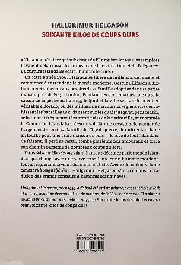 Quatrième de couverture de « Soixante kilos de coups durs : roman »