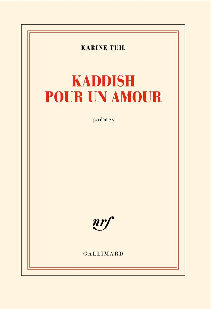 Couverture du livre « Kaddish pour un amour : poèmes », librairie Les Contes Infusés à Corte