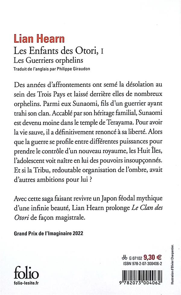 Quatrième de couverture de « Les guerriers orphelins »