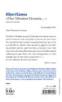 Quatrième de couverture de « "CHER MONSIEUR GERMAIN,..." - LETTRES ET EXTRAITS »