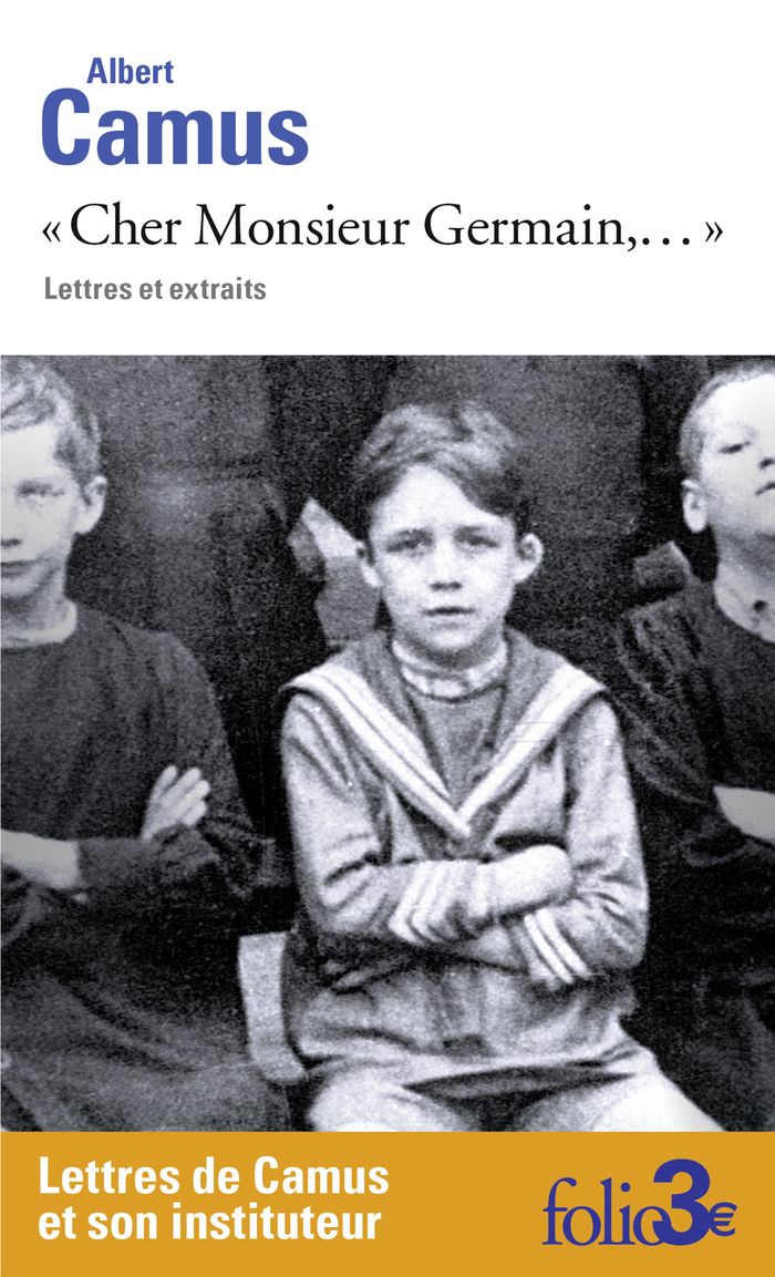 Couverture du livre « "CHER MONSIEUR GERMAIN,..." - LETTRES ET EXTRAITS » de Albert Camus, librairie Les Contes Infusés à Corte