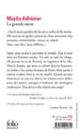 Quatrième de couverture de « La grande ourse »