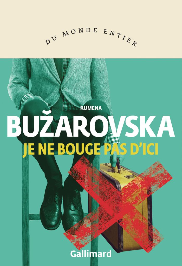 Couverture du livre « Je ne bouge pas d'ici : nouvelles » de Rumena Bužarovska, librairie Les Contes Infusés à Corte