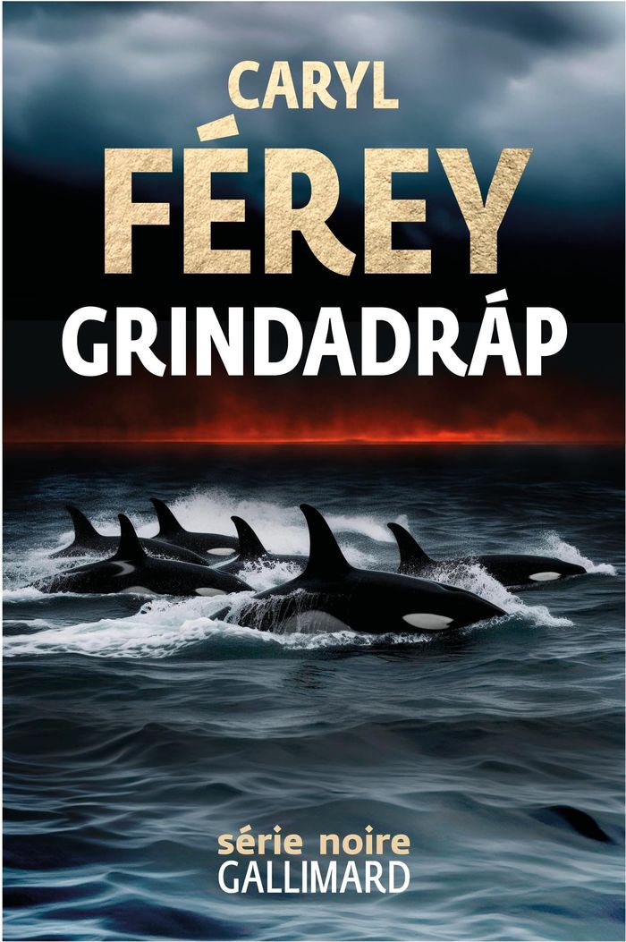 Couverture du livre « Grindadráp » de Caryl Férey, librairie Les Contes Infusés à Corte