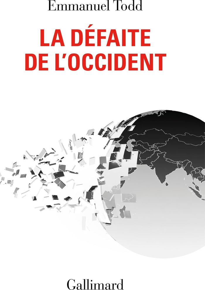 Couverture du livre « La défaite de l'Occident » de Emmanuel Todd, librairie Les Contes Infusés à Corte