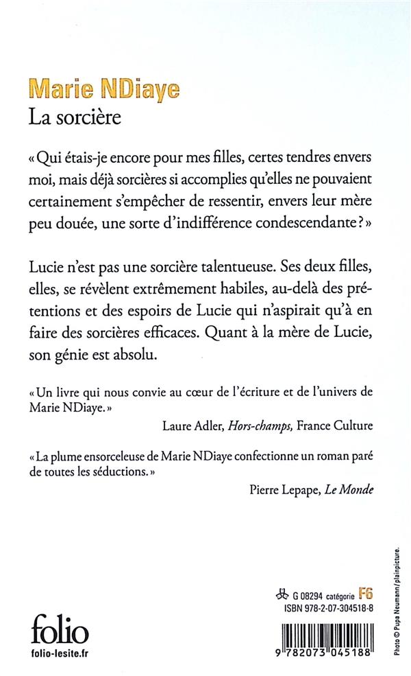 Quatrième de couverture de « LA SORCIERE »
