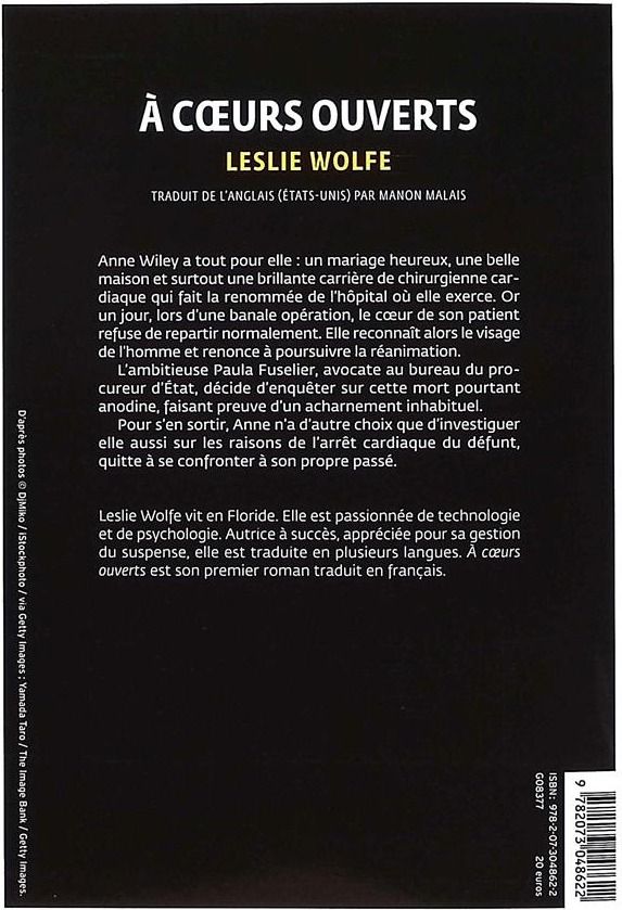 Quatrième de couverture de « À coeurs ouverts »