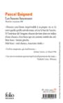 Quatrième de couverture de « Les heures heureuses »