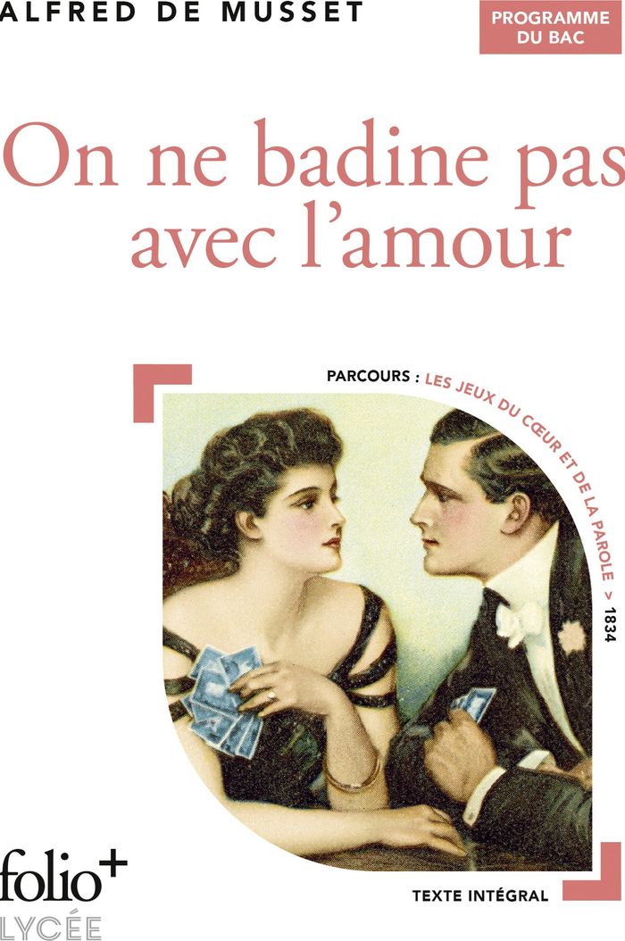 Couverture du livre « ON NE BADINE PAS AVEC L'AMOUR - BAC 2026 », librairie Les Contes Infusés à Corte
