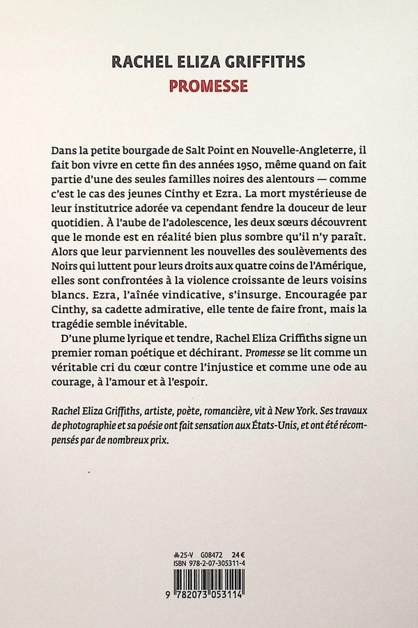 Quatrième de couverture de « Promesse : roman »