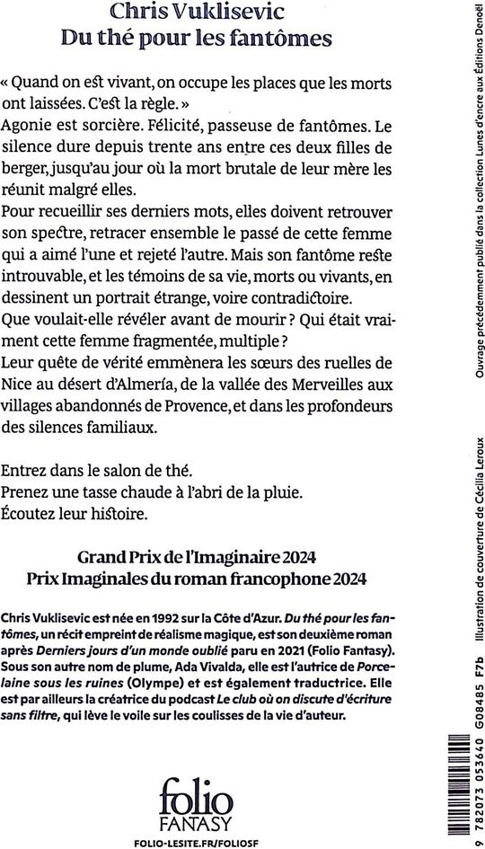 Quatrième de couverture de « DU THE POUR LES FANTOMES »
