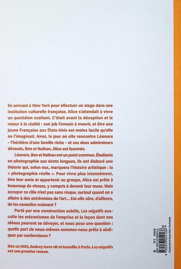 Quatrième de couverture de « Les négatifs »