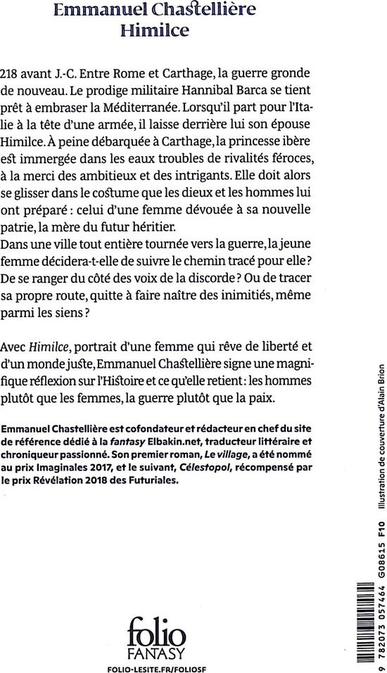 Quatrième de couverture de « Himilce »