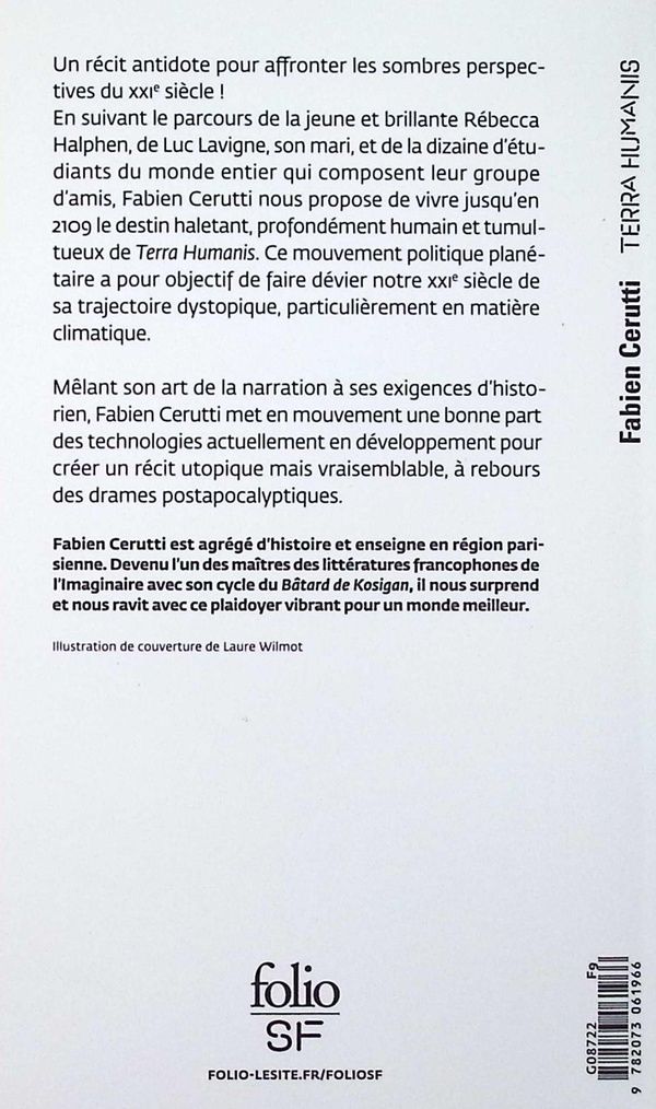 Quatrième de couverture de « Terra humanis »