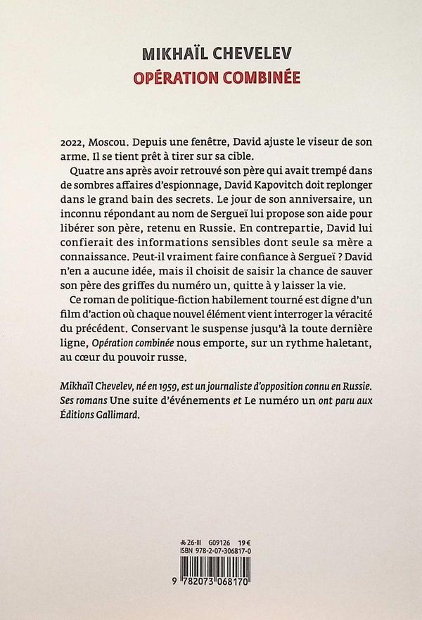 Quatrième de couverture de « Opération combinée »