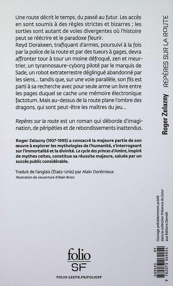 Quatrième de couverture de « Repères sur la route »