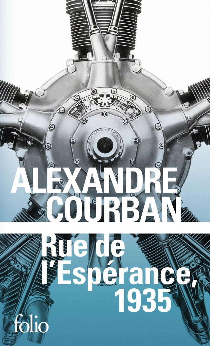 Couverture du livre « Rue de l'espérance, 1935 » de Alexandre Courban, librairie Les Contes Infusés à Corte