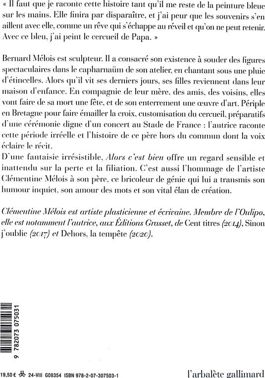 Quatrième de couverture de « Alors c'est bien »