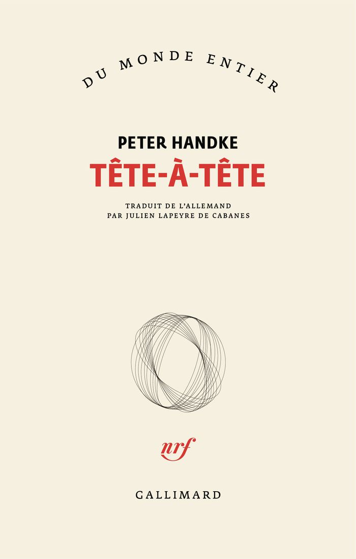 Couverture du livre « Tête-à-tête » de Peter Handke, librairie Les Contes Infusés à Corte
