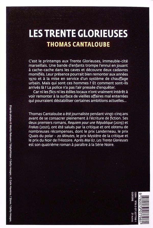 Quatrième de couverture de « LES TRENTE GLORIEUSES »