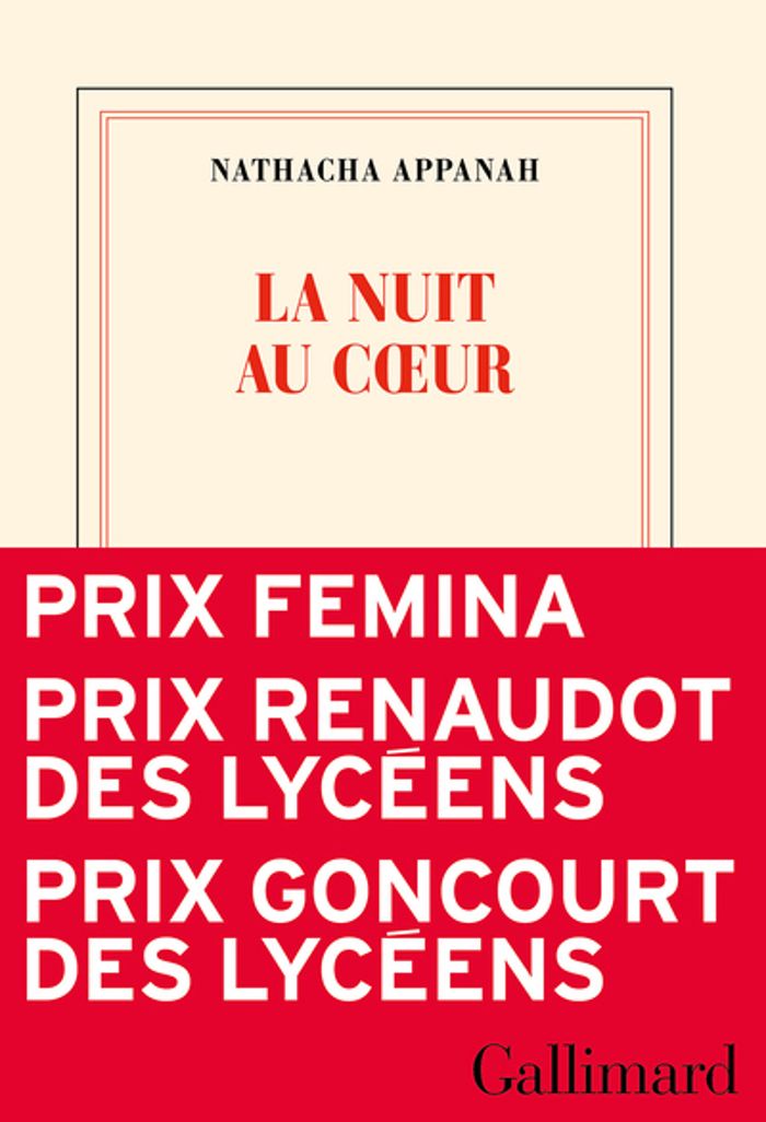 Couverture du livre « LA NUIT AU COEUR » de Nathacha Appanah, librairie Les Contes Infusés à Corte