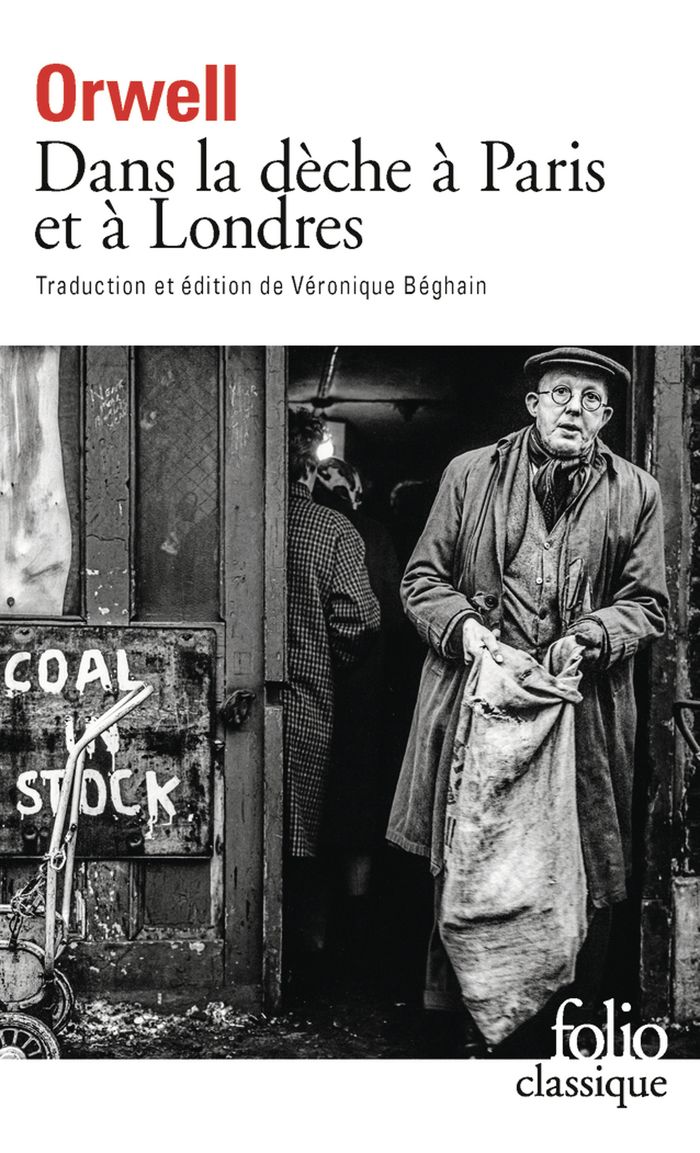 Couverture du livre « Dans la dèche à Paris et à Londres » de George Orwell, librairie Les Contes Infusés à Corte