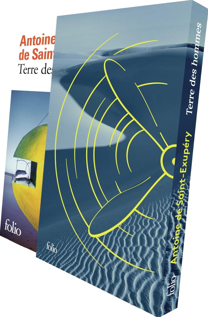 Couverture du livre « Terre des hommes » de Antoine de Saint-Exupéry, librairie Les Contes Infusés à Corte