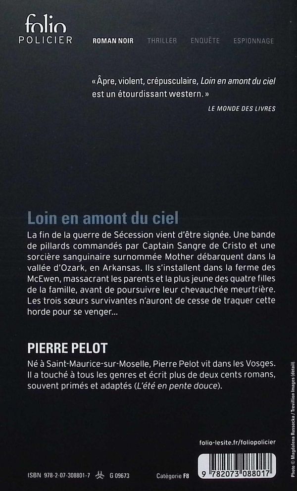 Quatrième de couverture de « Loin en amont du ciel »