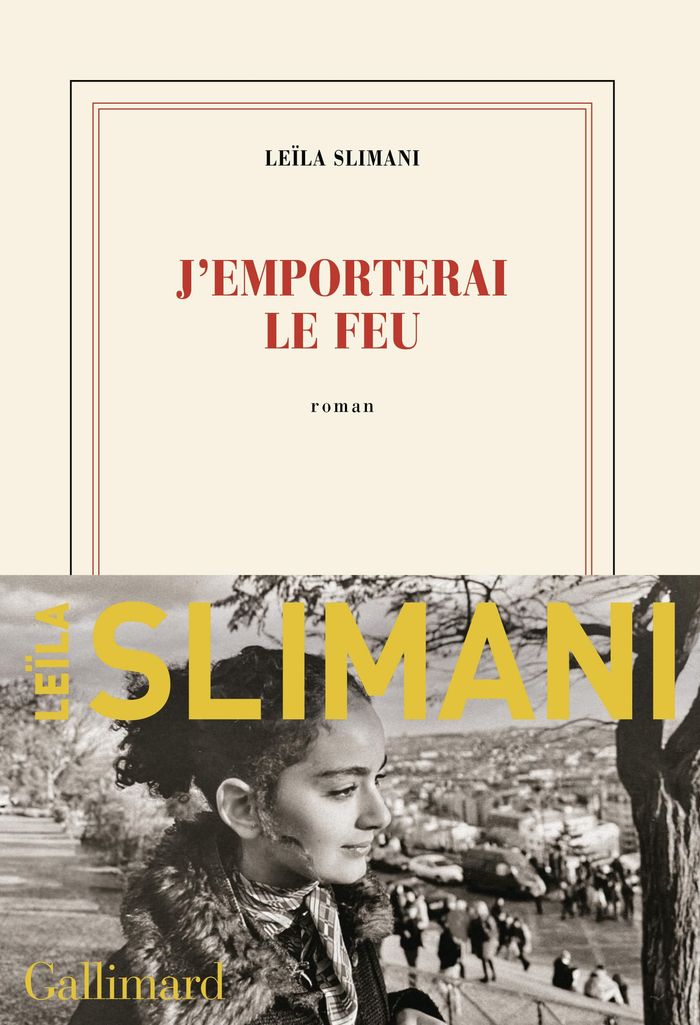 Couverture du livre « J'emporterai le feu : roman » de Leïla Slimani, librairie Les Contes Infusés à Corte