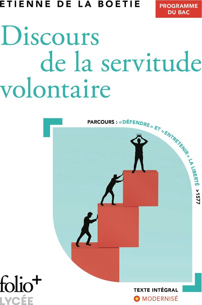 Couverture du livre « DISCOURS DE LA SERVITUDE VOLONTAIRE - BAC 2026 », librairie Les Contes Infusés à Corte