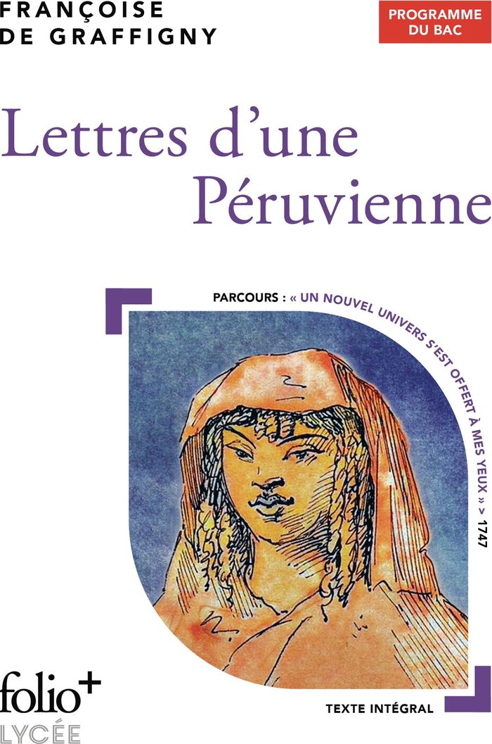Couverture du livre « Lettres d'une Péruvienne » de Françoise de Graffigny, librairie Les Contes Infusés à Corte