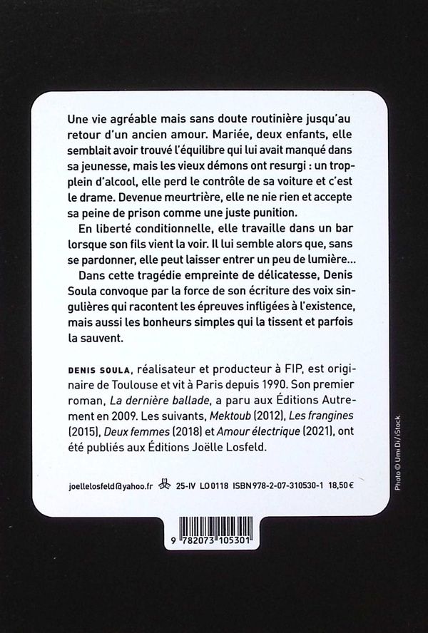 Quatrième de couverture de « Me tenir droite : roman »