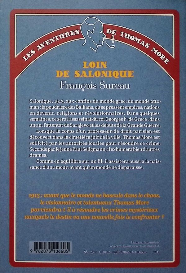 Quatrième de couverture de « Loin de Salonique »