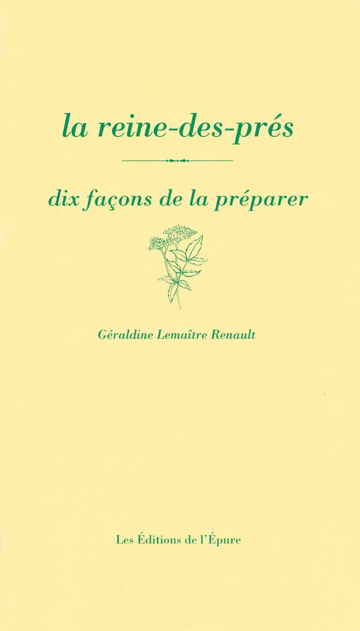 Couverture du livre « La reine-des-prés » de Géraldine Lemaître-Renault, librairie Les Contes Infusés à Corte