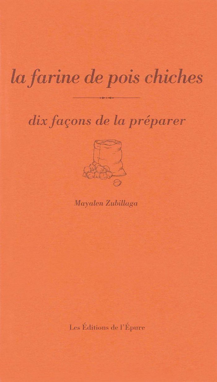 Couverture du livre « La farine de pois chiches » de Mayalen Zubillaga, librairie Les Contes Infusés à Corte
