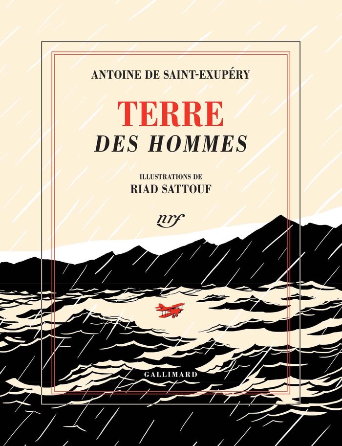 Couverture du livre « Terre des hommes » de Antoine de Saint-Exupéry, librairie Les Contes Infusés à Corte