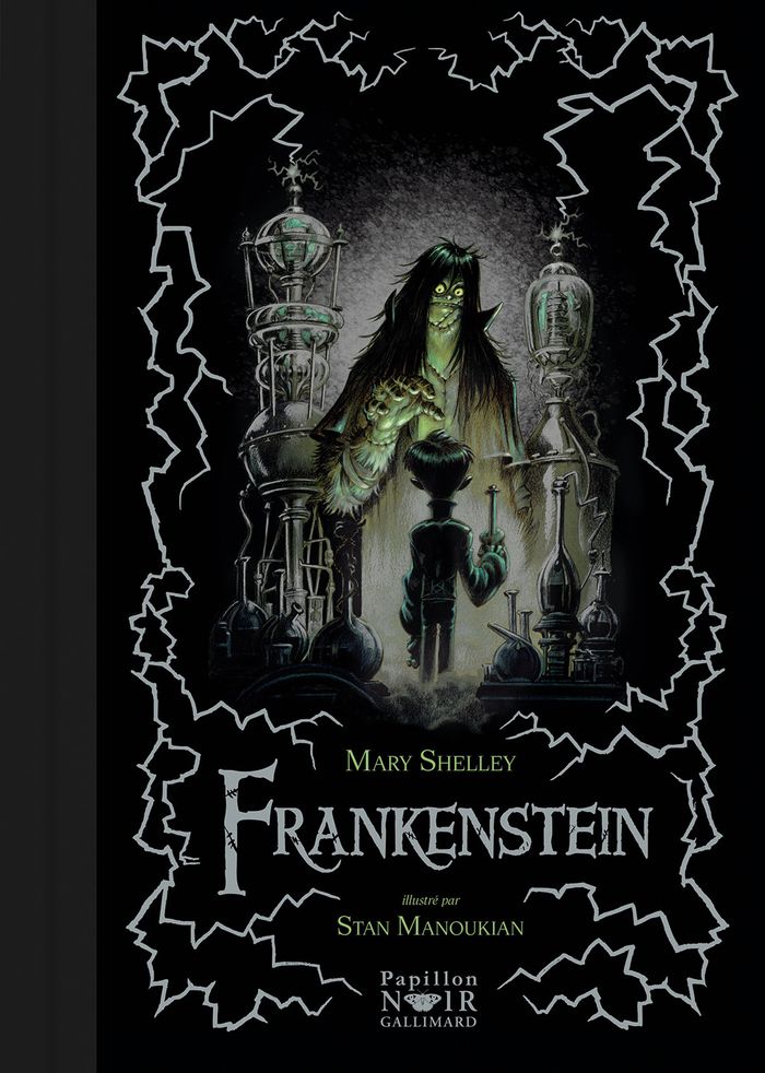 Couverture du livre « Frankenstein ou Le Prométhée moderne » de Mary Wollstonecraft Shelley, librairie Les Contes Infusés à Corte