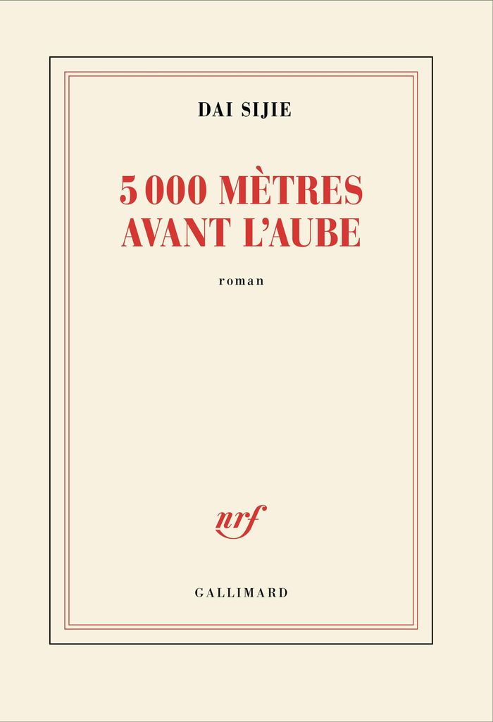 Couverture du livre « 5000 METRES AVANT L'AUBE » de Sijie Dai, librairie Les Contes Infusés à Corte