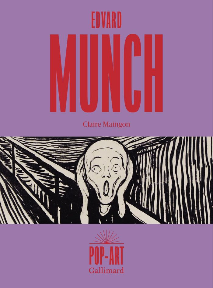 Couverture du livre « Edvard Munch » de Claire Maingon, librairie Les Contes Infusés à Corte