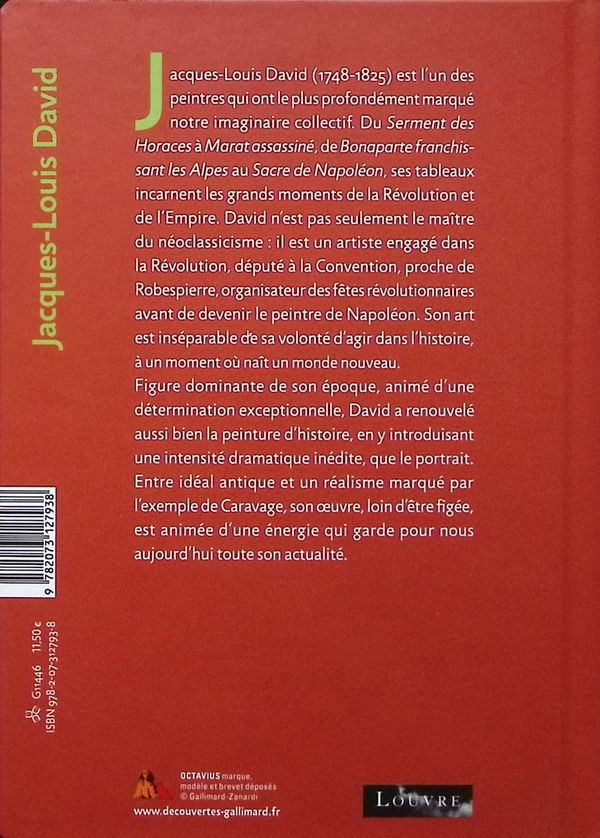 Quatrième de couverture de « Jacques-Louis David »