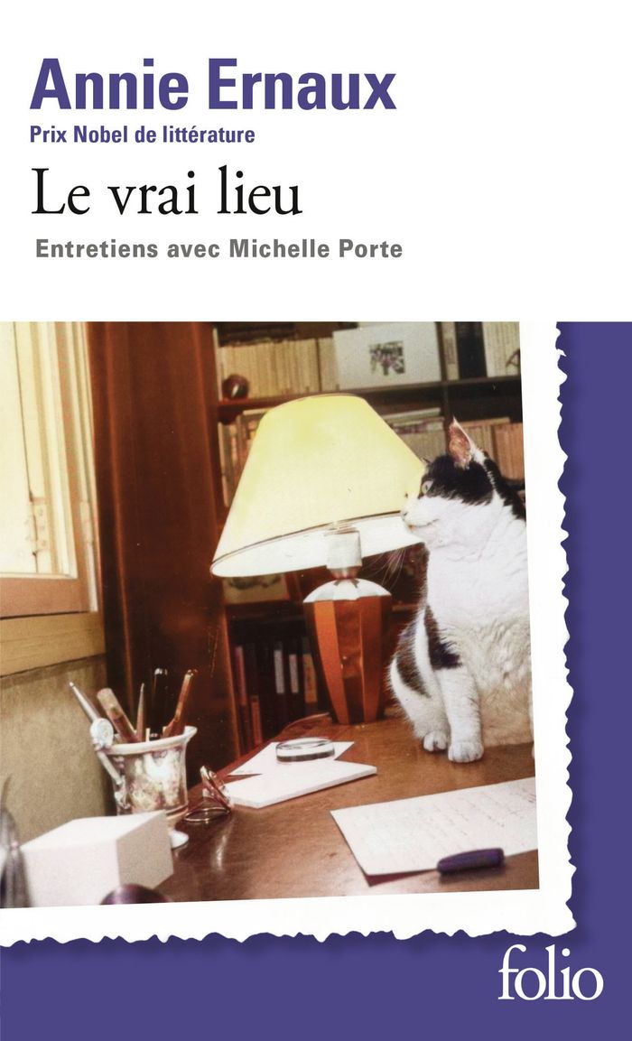 Couverture du livre « LE VRAI LIEU - ENTRETIENS AVEC MICHELLE PORTE », librairie Les Contes Infusés à Corte
