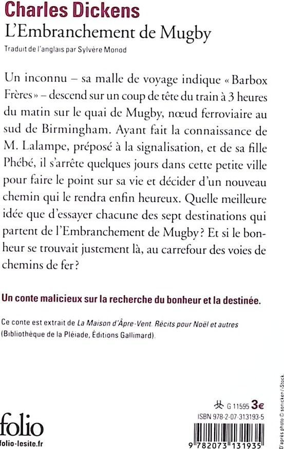 Quatrième de couverture de « L'EMBRANCHEMENT DE MUGBY »