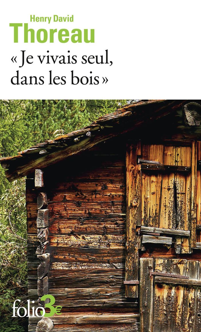Couverture du livre « "JE VIVAIS SEUL, DANS LES BOIS" » de Thoreau Henry David, librairie Les Contes Infusés à Corte