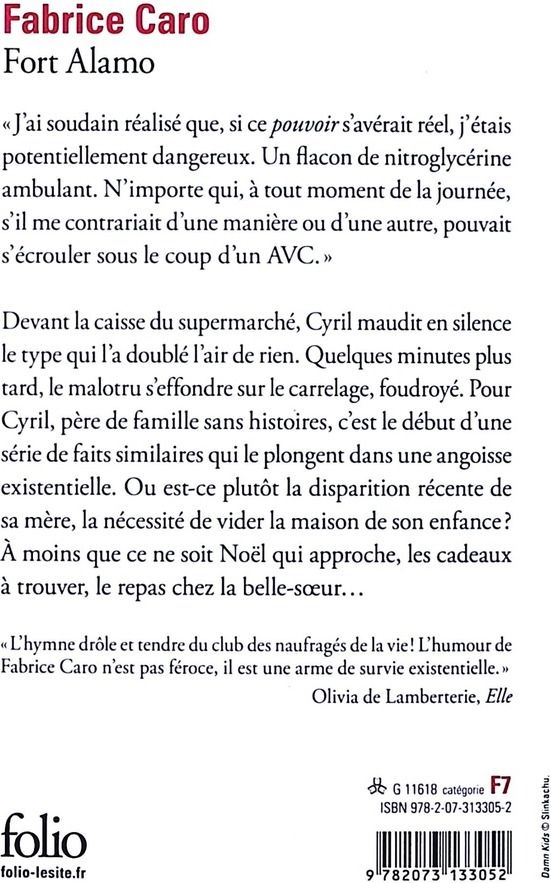 Quatrième de couverture de « Fort Alamo »