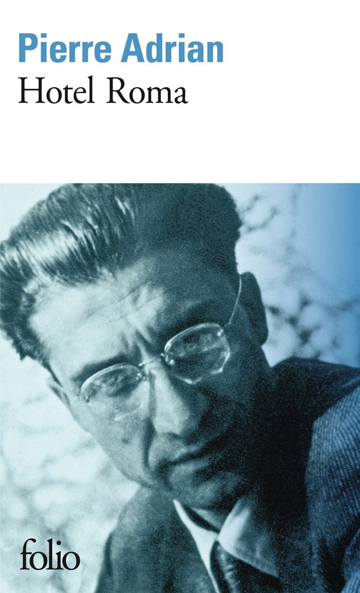 Couverture du livre « Hotel Roma » de Pierre Adrian, librairie Les Contes Infusés à Corte