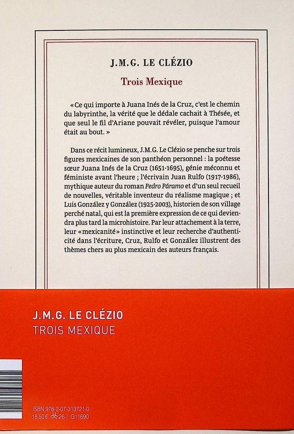 Quatrième de couverture de « Trois Mexique »